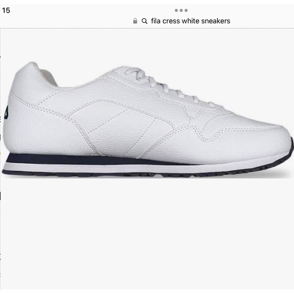 Fila Cress White Men’s Sneakers Sz 11 - Picture 2 of 6